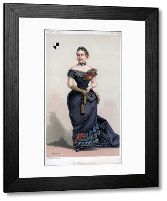 Framed Print : The Princess Royal, 1884. Artist: Vincent Brooks Framed Print : The Princess Royal, 1884. Artist: Vincent Brooks