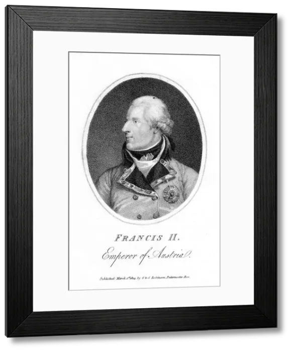 Framed Print : Francis II, Holy Roman Emperor, 1814 Framed Print : Francis II, Holy Roman Emperor, 1814