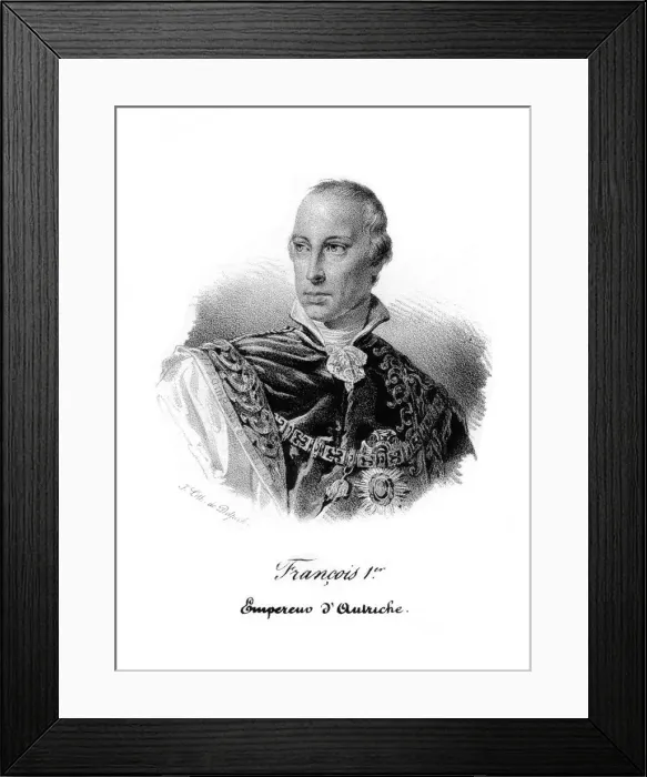 Framed Print : Emperor Francis I of Austria, (19th century) Framed Print : Emperor Francis I of Austria, (19th century)