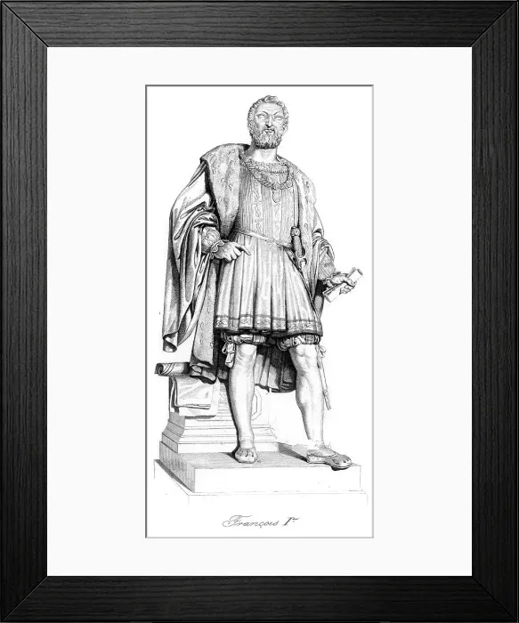Framed Print : Francis I, King of France, (19th century) Framed Print : Francis I, King of France, (19th century)