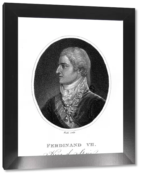 Ferdinand VII, King of Spain, 1810. Artist: Heath