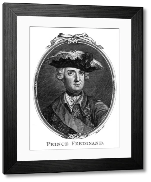 Framed Print : Prince Ferdinand, Duke of Brunswick, (19th century). Artist: Sherlock Framed Print : Prince Ferdinand, Duke of Brunswick, (19th century). Artist: Sherlock