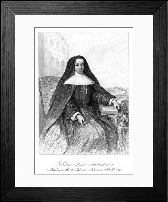 Framed Print : Marie Louise Adelaide d Orleans Framed Print : Marie Louise Adelaide d Orleans