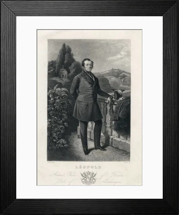 Framed Print : Leopold I, Grand Duke of Baden, 19th century. Artist: Raffaut Framed Print : Leopold I, Grand Duke of Baden, 19th century. Artist: Raffaut
