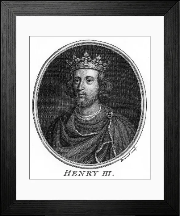 Framed Print : Henry III of England. Artist: Benoist Framed Print : Henry III of England. Artist: Benoist