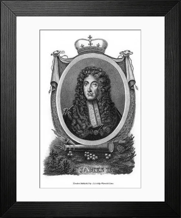 Framed Print : King James II of England Framed Print : King James II of England