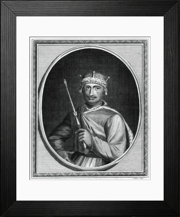 Framed Print : King William II of England, (1786). Artist: John Goldar Framed Print : King William II of England, (1786). Artist: John Goldar