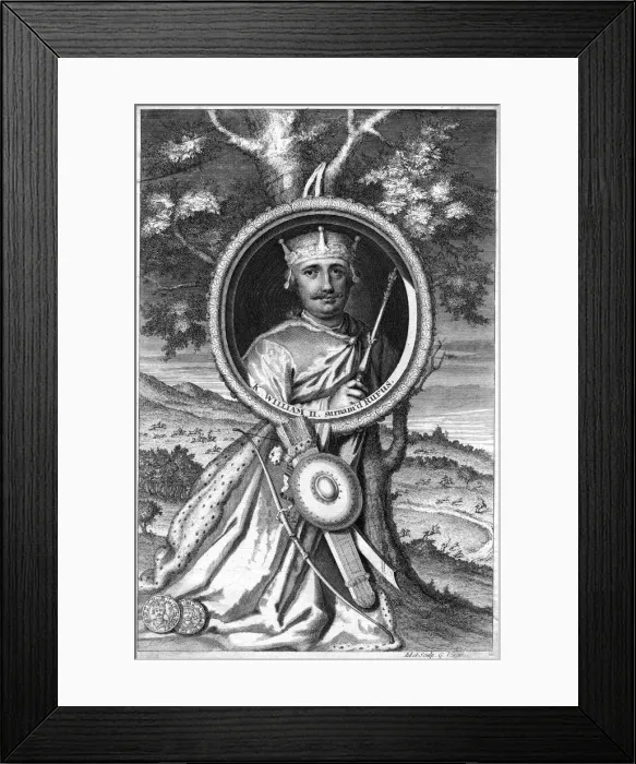 Framed Print : King William II of England Framed Print : King William II of England