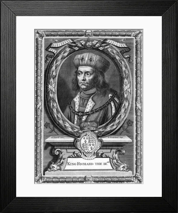 Framed Print : Richard III of England, (17th century). Artist: P Vanderbanck Framed Print : Richard III of England, (17th century). Artist: P Vanderbanck