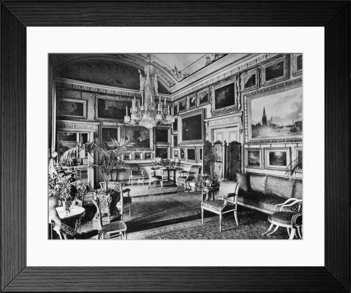 Framed Print : The Piccadilly Room, Apsley House, 1908. Artist: HN King Framed Print : The Piccadilly Room, Apsley House, 1908. Artist: HN King