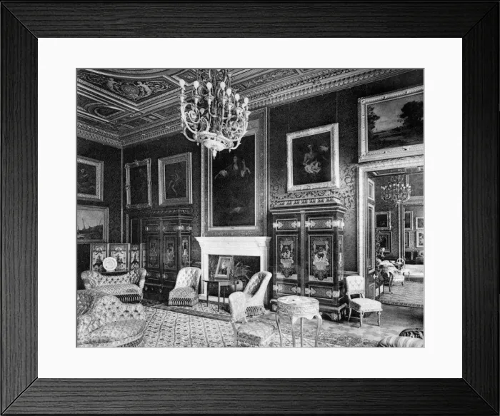 Framed Print : The drawing-room, Grosvenor House, 1908. Artist: Bedford Lemere and Company Framed Print : The drawing-room, Grosvenor House, 1908. Artist: Bedford Lemere and Company