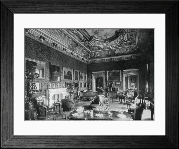 Framed Print : The drawing-room, Montagu House, 1908. Artist: J Russell & Sons Framed Print : The drawing-room, Montagu House, 1908. Artist: J Russell & Sons