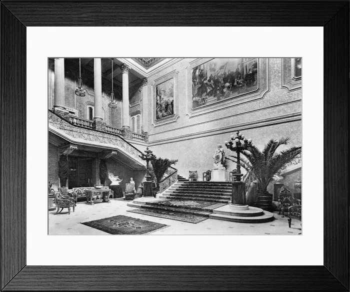 Framed Print : The great hall, Stafford House, 1908. Artist: Bedford Lemere and Company