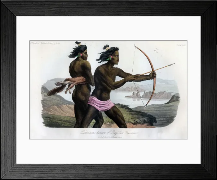 Framed Print : Hunters of Bay San Francisco, 1848 Framed Print : Hunters of Bay San Francisco, 1848