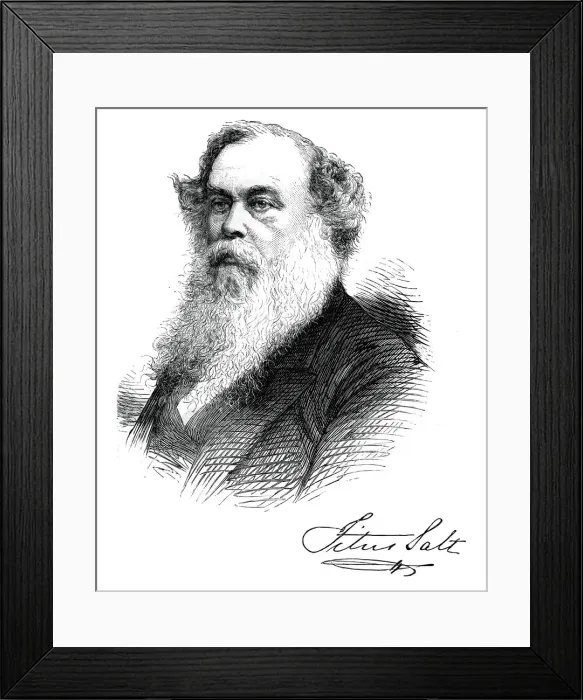 Framed Print : Sir Titus Salt, British manufacturer and benefactor, c1880 Framed Print : Sir Titus Salt, British manufacturer and benefactor, c1880