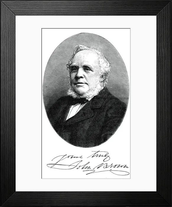 Framed Print : Sir John Brown, British industrialist, c1880 Framed Print : Sir John Brown, British industrialist, c1880