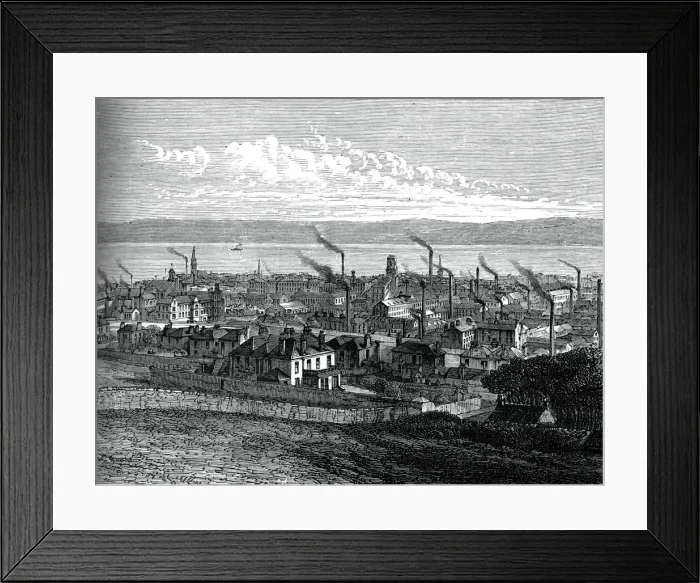 Framed Print : Dundee, Scotland, c1880 Framed Print : Dundee, Scotland, c1880