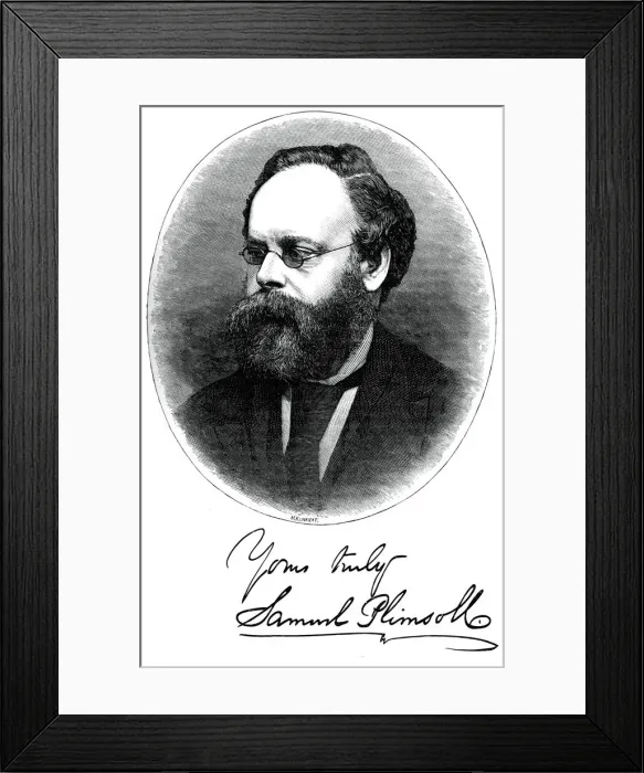 Framed Print : Samuel Plimsoll, British politician and social reformer, c1880. Artist: Moritz Klinkicht Framed Print : Samuel Plimsoll, British politician and social reformer, c1880. Artist: Moritz Klinkicht