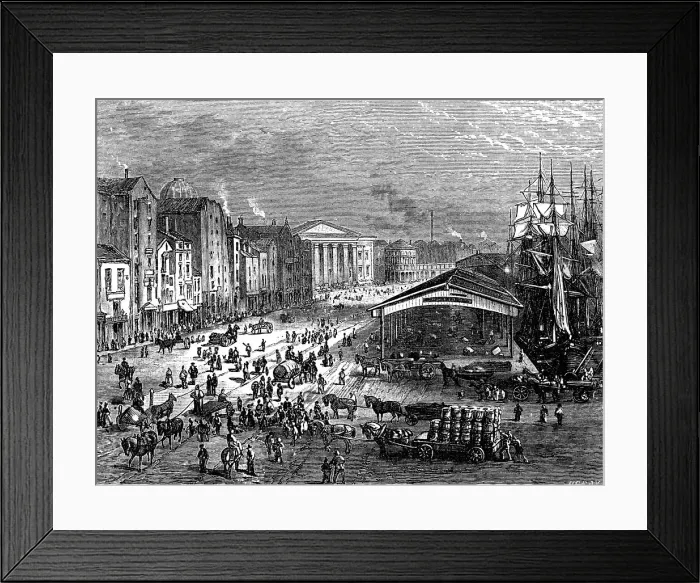 Framed Print : Strand Street, Liverpool, c1880. Artist: H Ray Framed Print : Strand Street, Liverpool, c1880. Artist: H Ray
