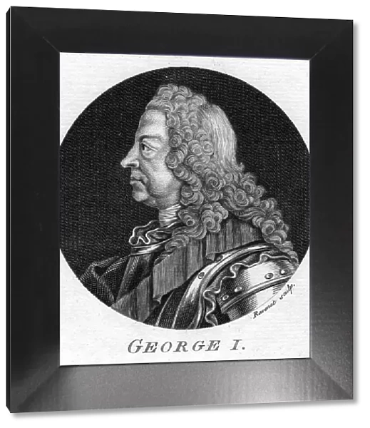 George I of Great Britain. Artist: Ravenet