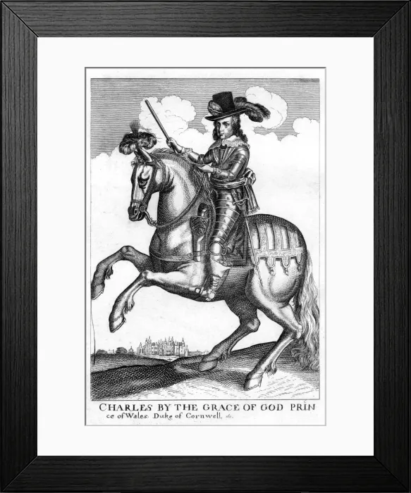Framed Print : Charles II of England, 17th century Framed Print : Charles II of England, 17th century