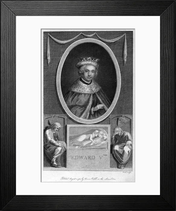 Framed Print : King Edward V of England, (1788). Artist: Cook Framed Print : King Edward V of England, (1788). Artist: Cook