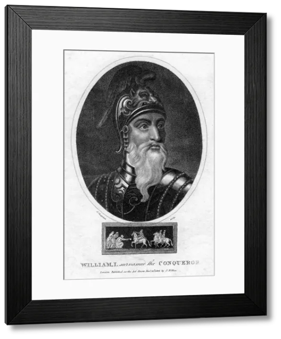 Framed Print : William the Conqueror, (1803). Artist: J Chapman Framed Print : William the Conqueror, (1803). Artist: J Chapman