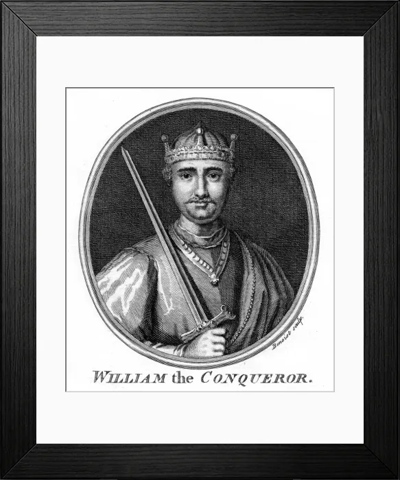 Framed Print : William the Conqueror. Artist: Benoist Framed Print : William the Conqueror. Artist: Benoist