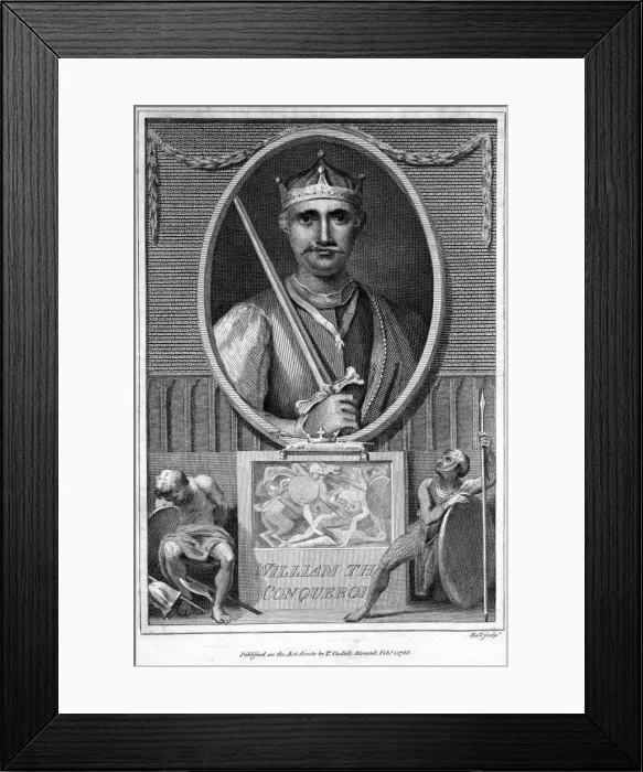 Framed Print : William the Conqueror, (1788). Artist: Hall