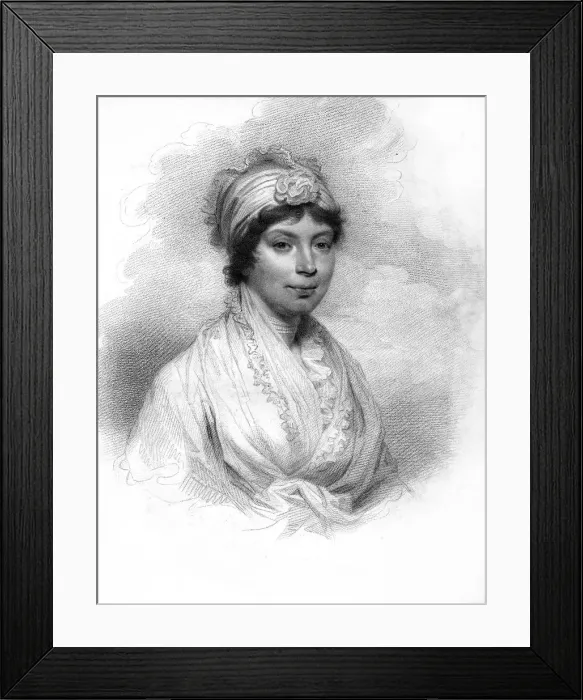 Framed Print : Queen Charlotte, queen consort of George III of the United Kingdom
