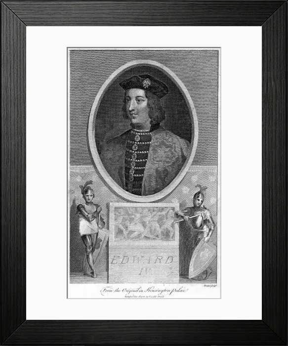 Framed Print : King Edward IV of England, (1788). Artist: Thomas Trotter Framed Print : King Edward IV of England, (1788). Artist: Thomas Trotter