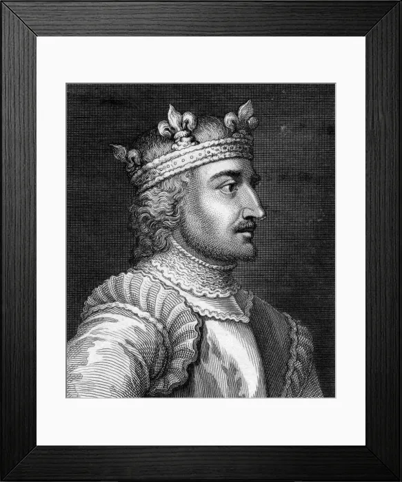 Framed Print : Stephen of England, (1812). Artist: Neagle Framed Print : Stephen of England, (1812). Artist: Neagle