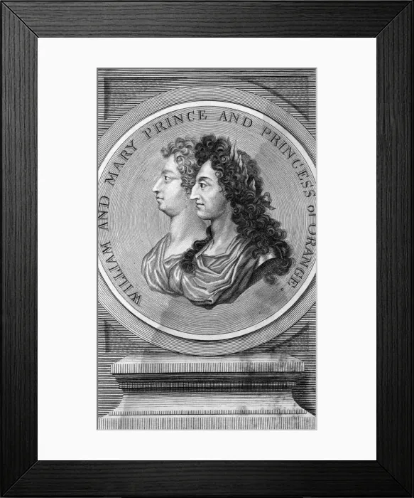 Framed Print : William and Mary