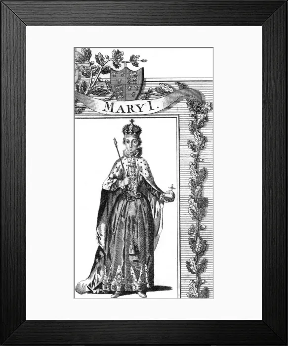Framed Print : Queen Mary I of England Framed Print : Queen Mary I of England