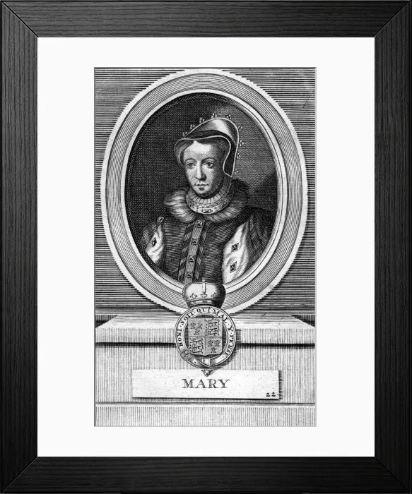 Framed Print : Queen Mary I of England Framed Print : Queen Mary I of England