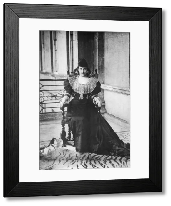 Framed Print : Princess Helene of Orleans, late 19th-early 20th century. Artist: L Varney & Son Framed Print : Princess Helene of Orleans, late 19th-early 20th century. Artist: L Varney & Son