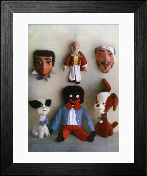 Framed Print : Grotesque Toys, 19th century Framed Print : Grotesque Toys, 19th century