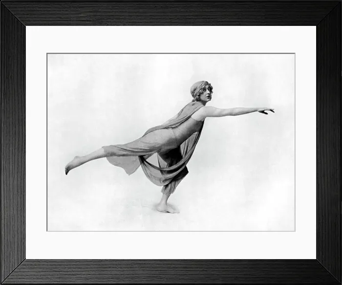 Framed Print : Barefooted Dancing After The Greek Style, c1913. Artist: White Studios Framed Print : Barefooted Dancing After The Greek Style, c1913. Artist: White Studios