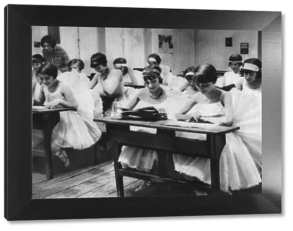 School of young dancing girls at the Opera, Paris, 1931. Artist: Ernest Flammarion
