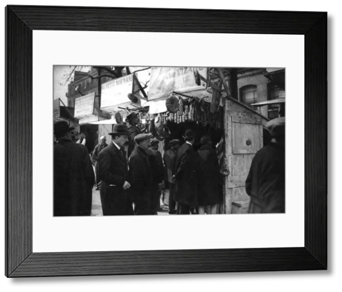 Framed Print : Ham Fair on the Boulevard Richard Lenoir, Paris, 1931. Artist: Ernest Flammarion Framed Print : Ham Fair on the Boulevard Richard Lenoir, Paris, 1931. Artist: Ernest Flammarion