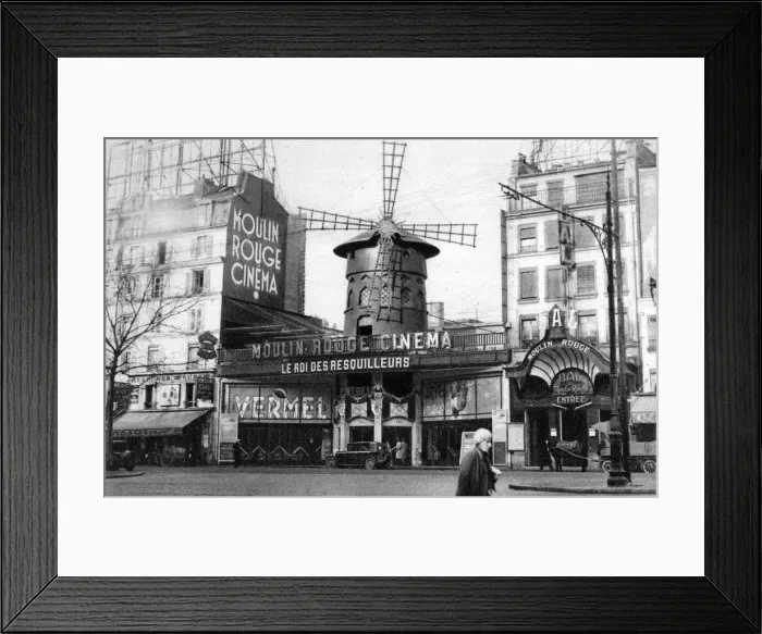 Framed Print : The Moulin Rouge, Paris, 1931. Artist: Ernest Flammarion Framed Print : The Moulin Rouge, Paris, 1931. Artist: Ernest Flammarion