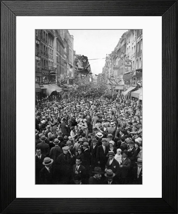 Framed Print : Dancing in the open air on 14th July, Paris, 1931. Artist: Ernest Flammarion Framed Print : Dancing in the open air on 14th July, Paris, 1931. Artist: Ernest Flammarion
