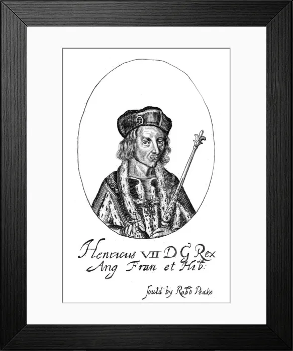 Framed Print : Henry VII of England, (17th century)