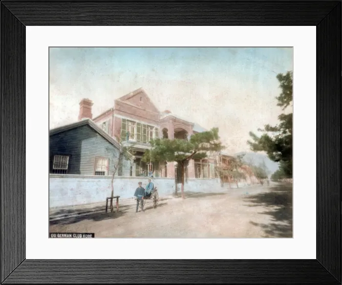 Framed Print : German Club, Kobe, Japan Framed Print : German Club, Kobe, Japan