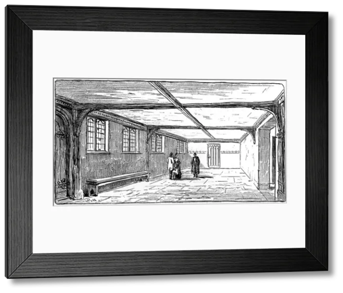 Framed Print : The Guildhall, Stratford-upon-Avon, Warwickshire, 1885. Artist: Edward Hull Framed Print : The Guildhall, Stratford-upon-Avon, Warwickshire, 1885. Artist: Edward Hull