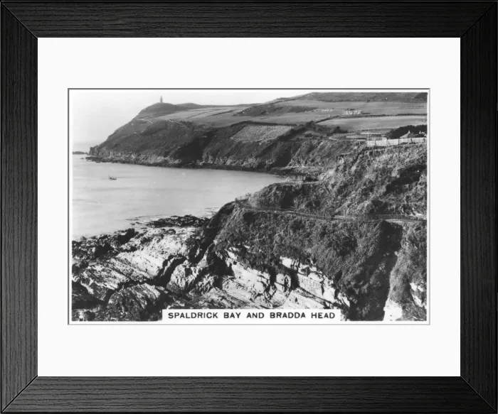 Framed Print : Spaldrick Bay and Bradda Head, Isle of Man, 1937 Framed Print : Spaldrick Bay and Bradda Head, Isle of Man, 1937