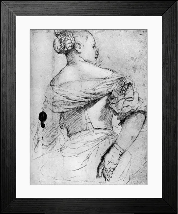 Framed Print : Study of a woman, 1913. Artist: Paolo Veronese Framed Print : Study of a woman, 1913. Artist: Paolo Veronese