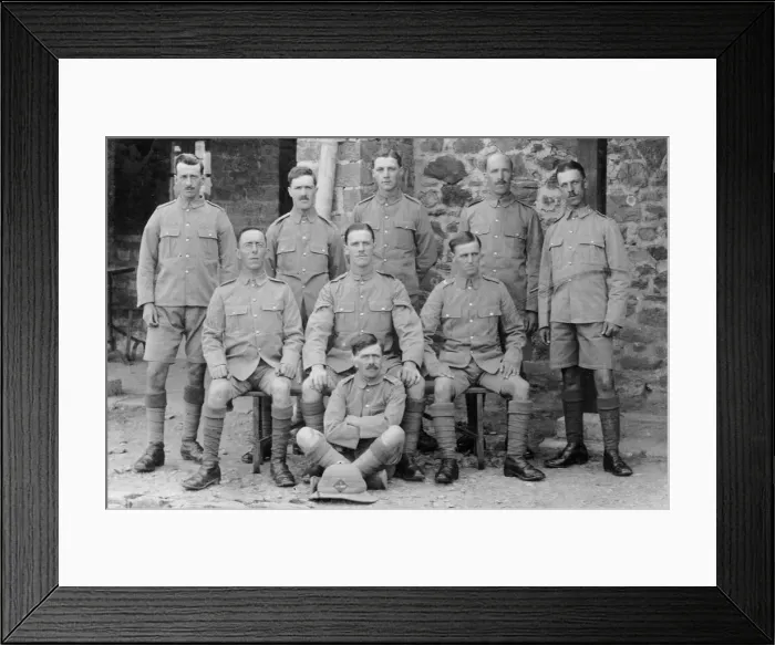 Framed Print : Soldiers from the 5th East Surrey regiment, Chakrata, India, 1917 Framed Print : Soldiers from the 5th East Surrey regiment, Chakrata, India, 1917