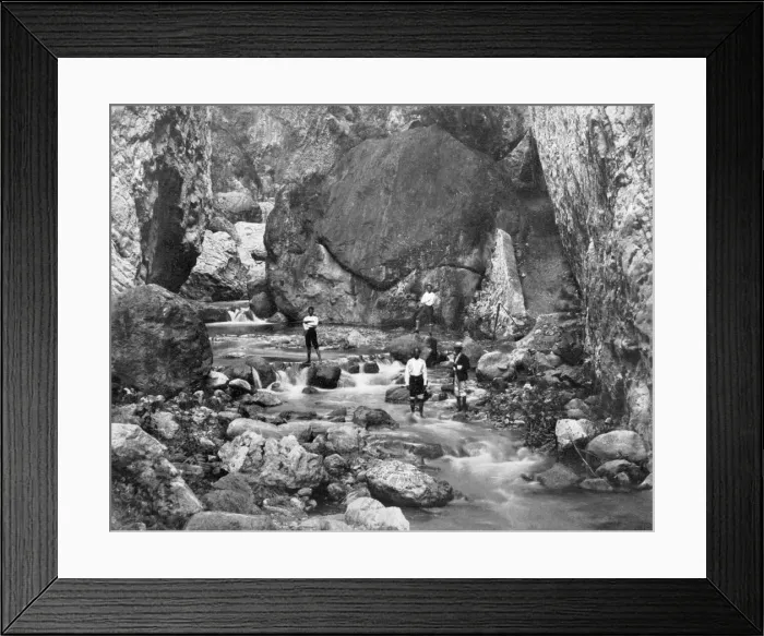 Framed Print : Cane River, Jamaica, c1905. Artist: Adolphe Duperly & Son Framed Print : Cane River, Jamaica, c1905. Artist: Adolphe Duperly & Son