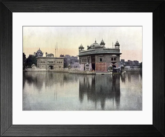 Framed Print : Golden Temple, Amritsar, Punjab, India, c1890 Framed Print : Golden Temple, Amritsar, Punjab, India, c1890